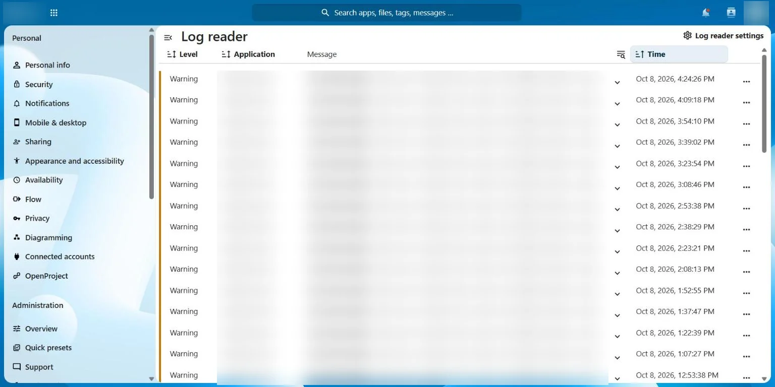 ISOFT DMS: leitor de registos