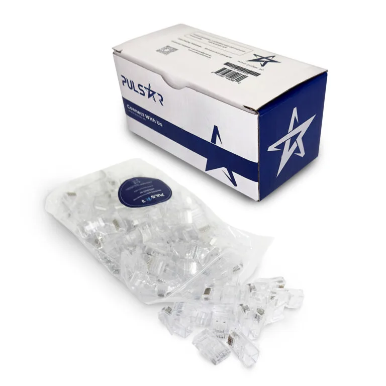Conectores RJ45 CAT6 não blindados