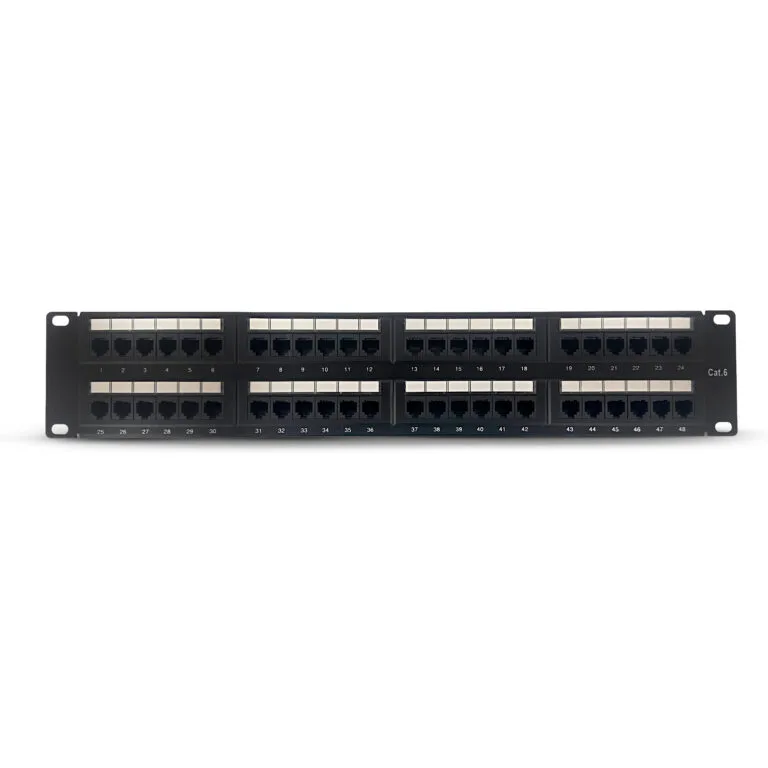 Patch panel CAT6, 48 portas